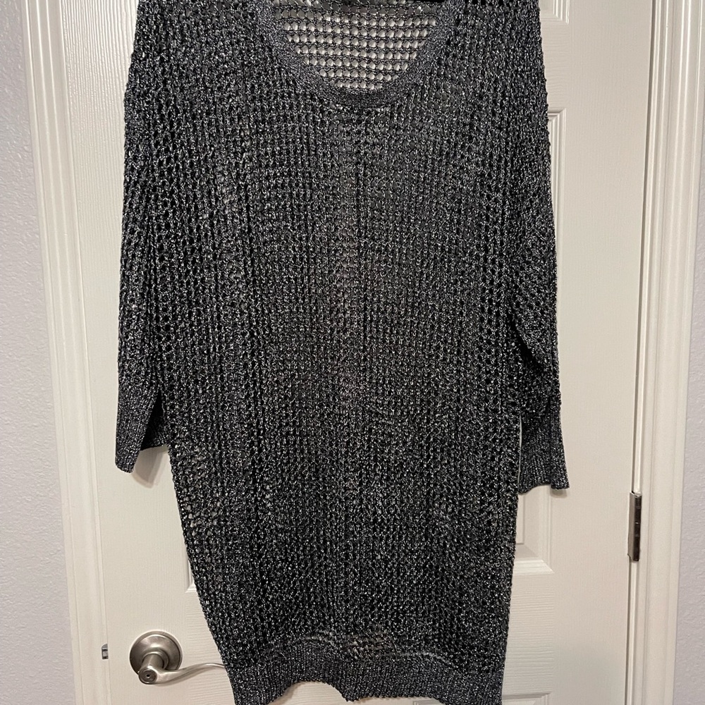 Lane Bryant open knit sweater
